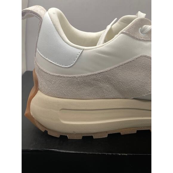 Running Sneaker Leather & Nylon Mix White Size US 8 main image 9